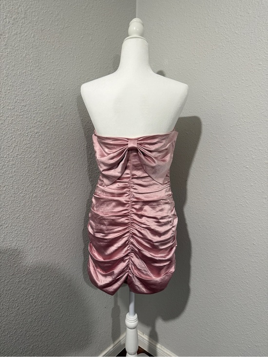 Princess Polly Dresses & Skirts - Princess Polly Pink Satin Bow Dress